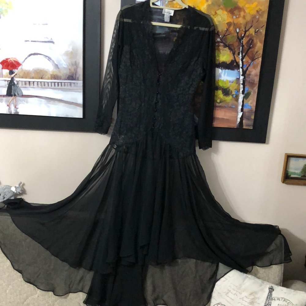 🌺🌺NATORI LACE ROBE - NIGHTGOWN SUZE S - Picture 14 of 15